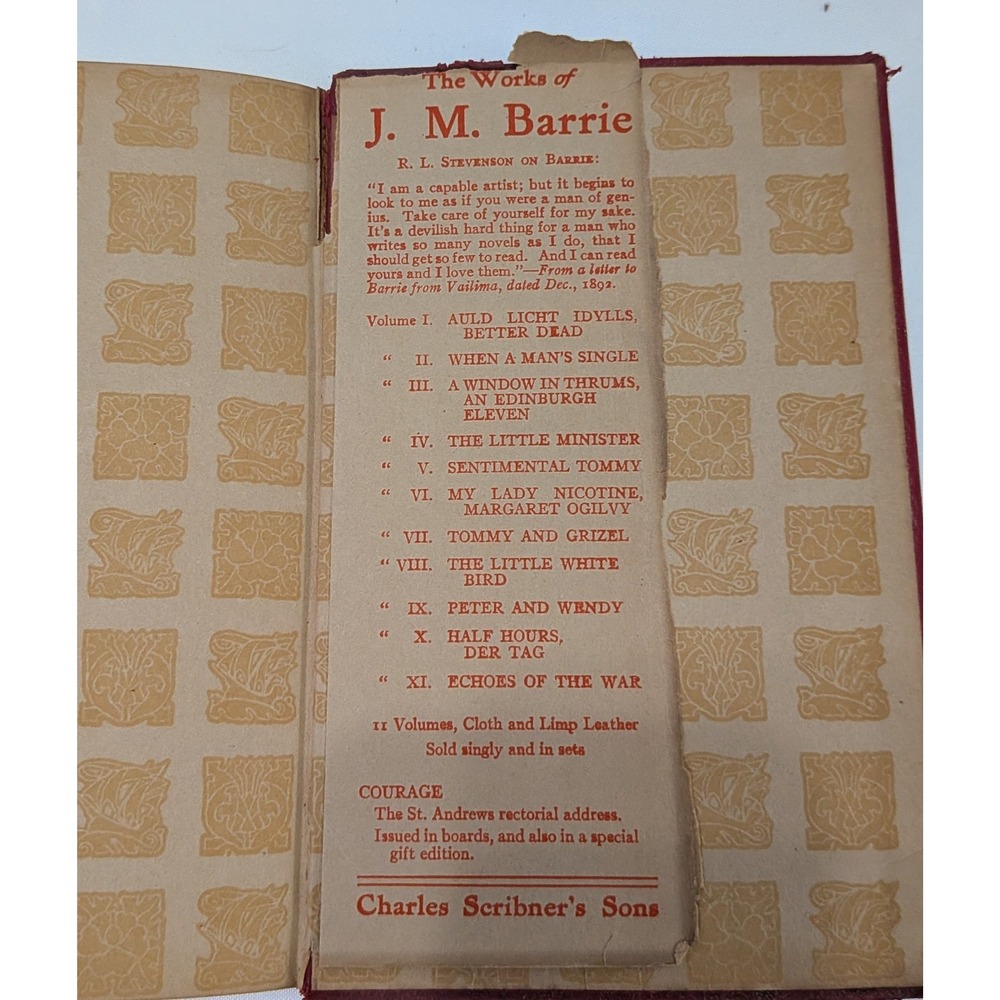 Charles Scribner's Sons An Inland Voyage 1923 Robert Louis Stevenson Red Fair - Picture 7 of 8